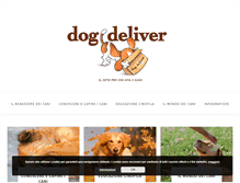 Tablet Screenshot of dogdeliver.com